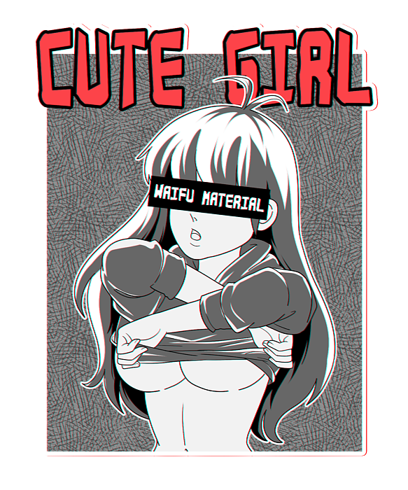 Libro Not: Not Your Waifu Cute Kawaii Anime Girl Japanese Otaku