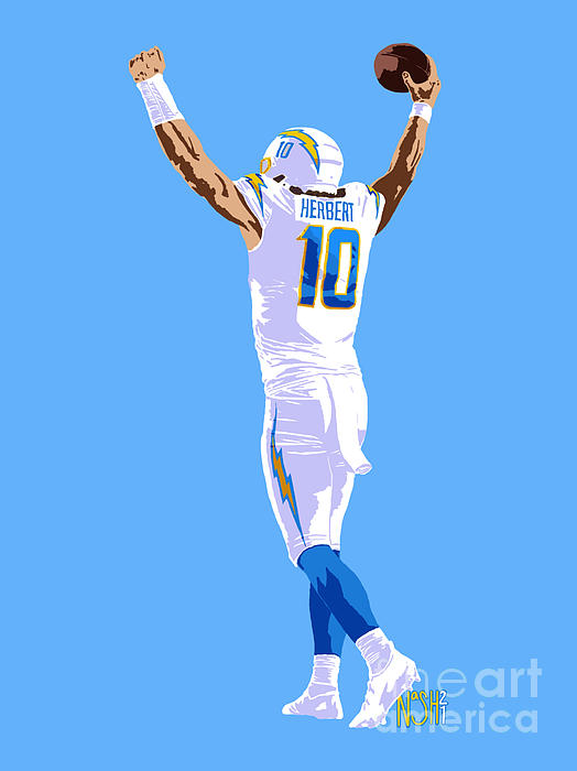 Keenan Allen Digital Art by Jeremy Nash - Pixels