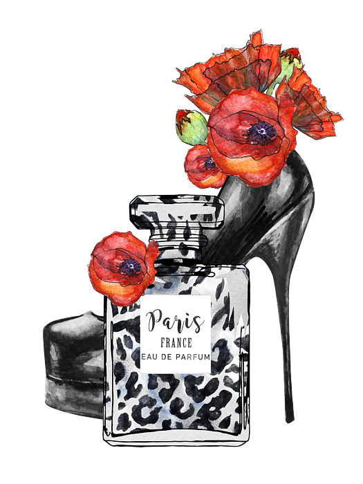 Black shoe perfume online bottle