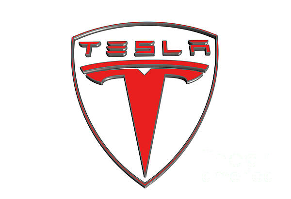 Stefano Senise - High Res Tesla Emblem Logo Isolated 2