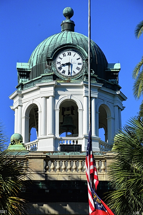 Lisa Wooten - Historic Brunswick Courthouse Cupola Brunswick Georgia