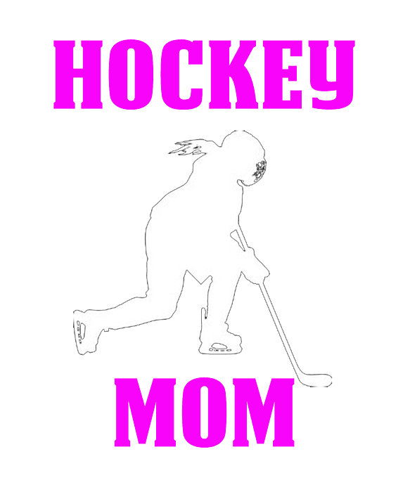 Hockey Mom Of A Girl Hockey Player Fleece Blanket by Funny4You