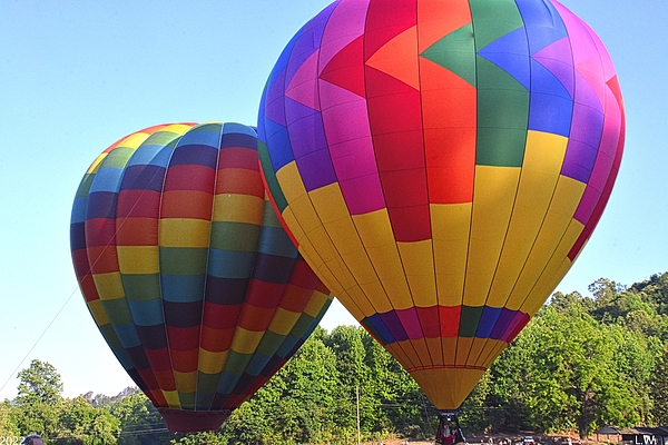 Lisa Wooten - Hot Air Balloons In Helen Georgia