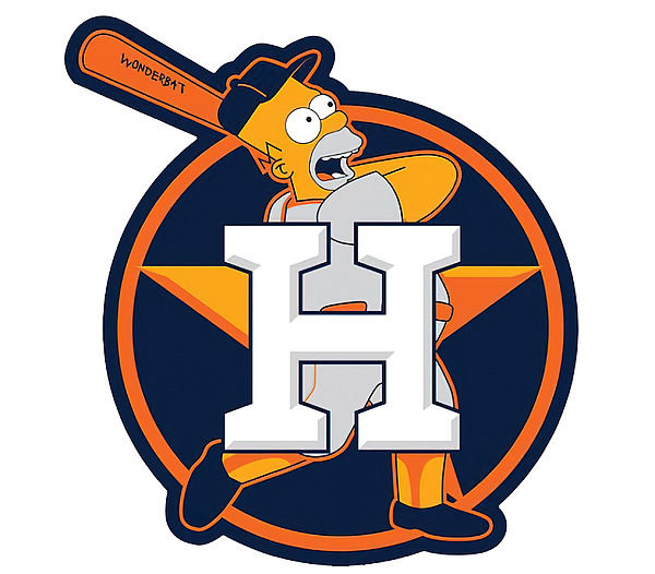 Houston Homer Astros Dad T-Shirt | Zazzle