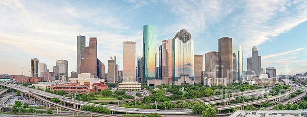 Houston Texas Skyline Be Someone Tote Bag
