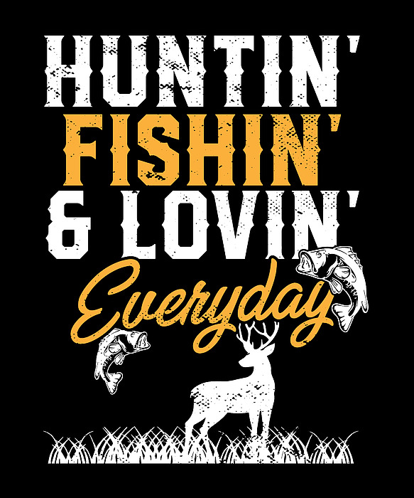 Fishing Solves Most Of My Problems Hunting Solves The Rest Sticker by  Maximus Designs - Fine Art America