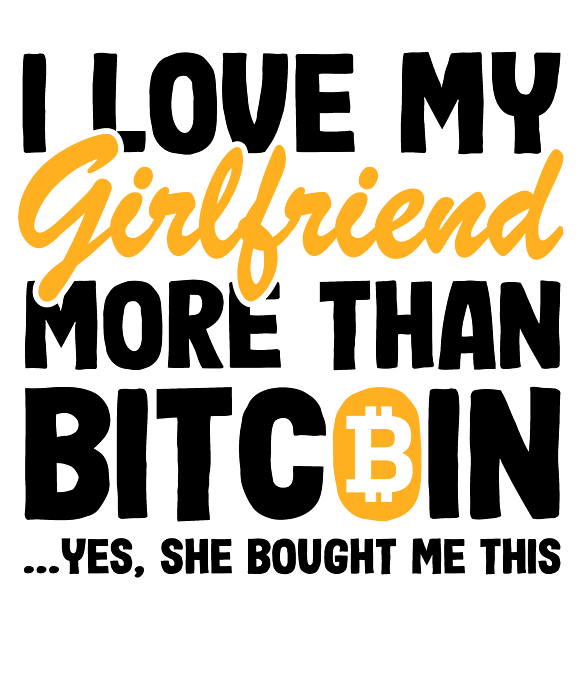 I Love My Girlfriend Funny Bitcoin BTC Quote Gift Jigsaw Puzzle by Lisa  Stronzi - Pixels