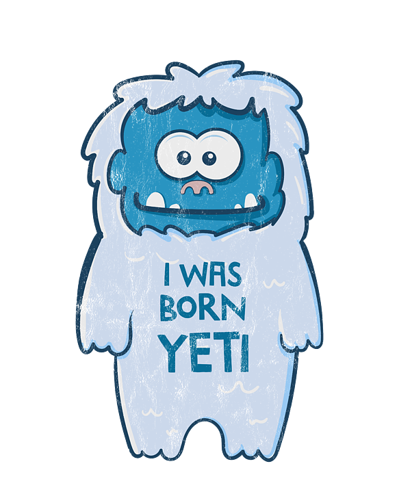 Cute Yeti Kid Cartoon - Cute Yeti Kid Cartoon - Posters and Art Prints
