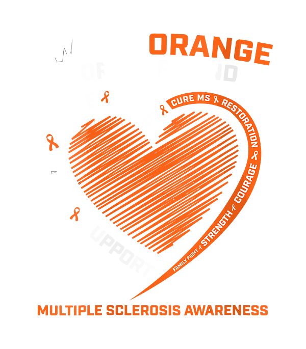 MS Ribbon, MS Decal, MS Awareness, Multiple Sclerosis, Awareness Ribbon,  Orange Ribbon, Awareness Decals, Multiple Sclerosis Decal 