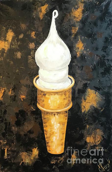 Svetlana Shavrina - ICE CREAM oil painting, original