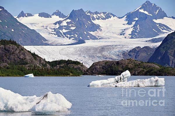 Scott Mason - Icebergs on Grewingk Glacier Lake, Alaska
