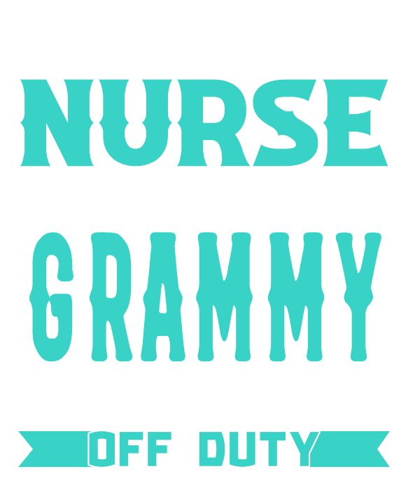I'm A Nurse And A GRAMMY I Am Never Off Duty Sticker by DH Bubble - Pixels