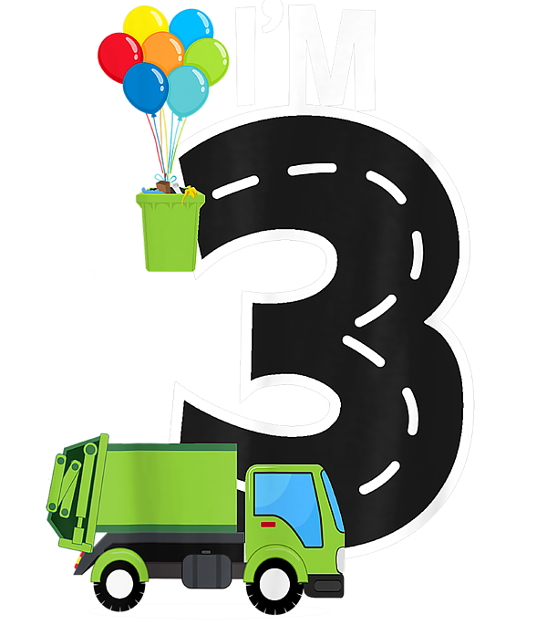 Im Three 3 Year Old Birthday Boy Garbage Truck Toddler Coffee Mug