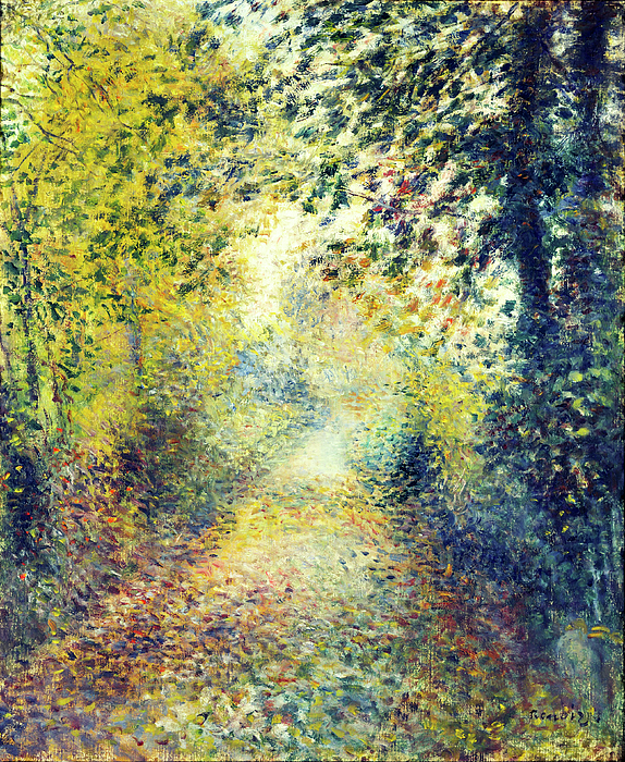 Pierre Auguste Renoir - In the Woods by Pierre Auguste Renoir