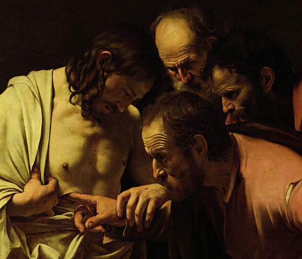 doubting thomas painting caravaggio