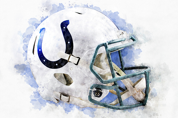 Buffalo Bills Helmet Watercolor Art Digital Art by Ksenia Dvornikova -  Pixels