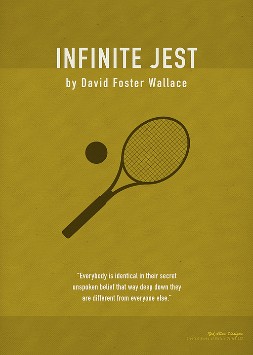 Infinite Jest by David Foster Wallace Greatest Books Ever Art Print Series  329 iPhone 7 Case by Design Turnpike - Instaprints