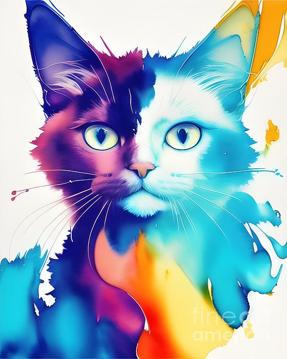 Premium Photo  Vibrant rainbow tshirt captivating animal mascot and clean  design