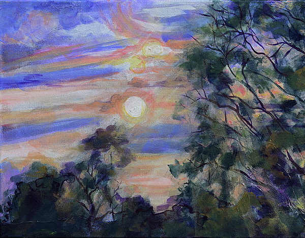 Katherine Nutt - Inter-dimensional Sunset - painting
