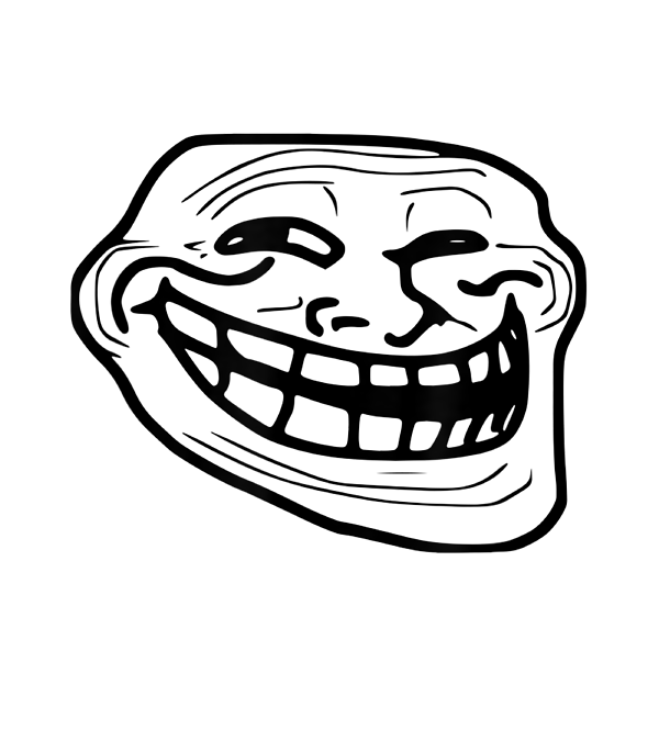 Internet meme Trollface Internet troll, meme transparent background PNG  clipart