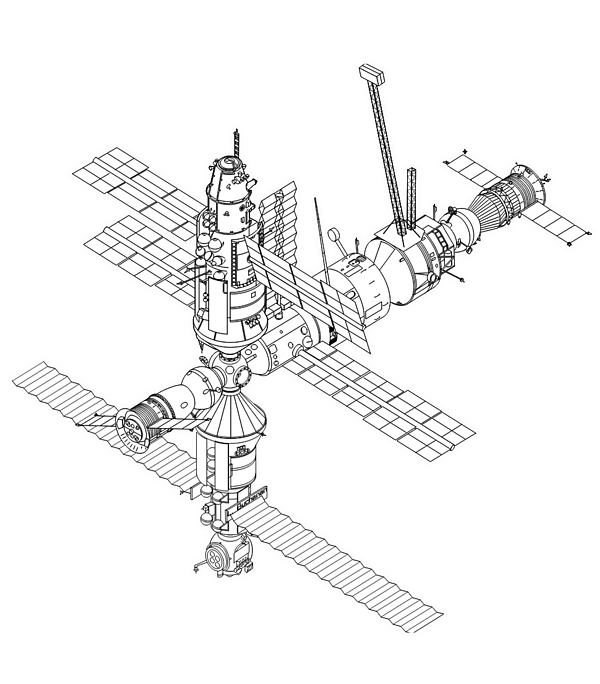 international space station clip art
