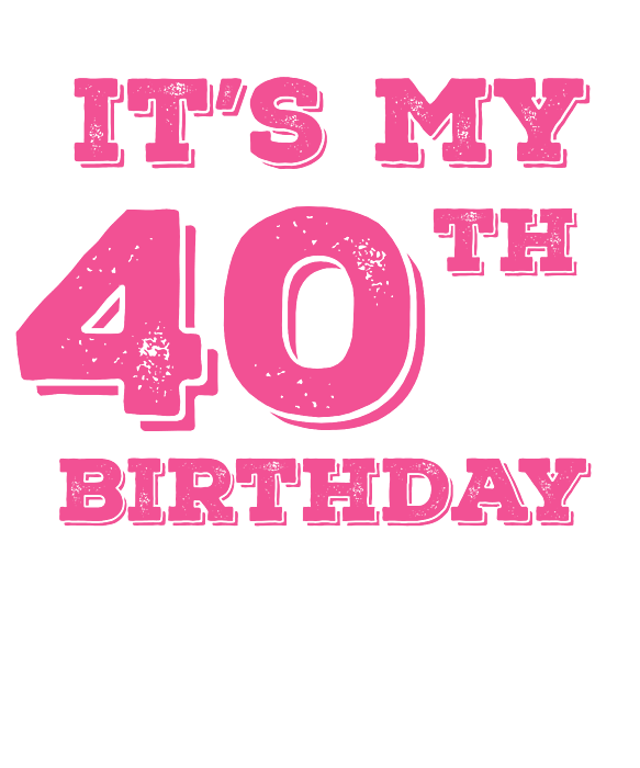 40th Birthday Clipart