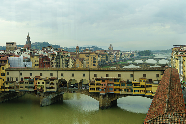 Nina Kulishova - Italy, Florence, River Arno and Ponte Vecchio 5