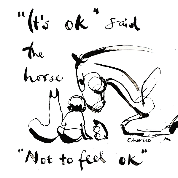 it s ok not to feel ok charlie mackesy prints art Drawings Paintings Weekender Tote Bag