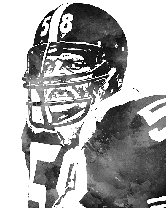 Pittsburgh Steelers Jack Lambert Metal Print by Joe Hamilton