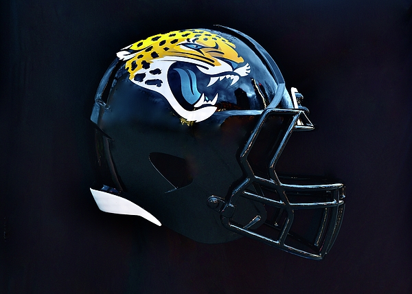 Jacksonville Jags Helmet Greeting Card by Frozen in Time Fine Art  Photography