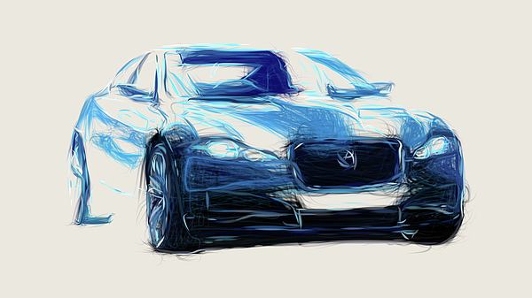 How to draw #Jaguar #XJ pencil #Drawing | #Realistic Drawings | Jaguar car  Drawings niket 99 - YouTube