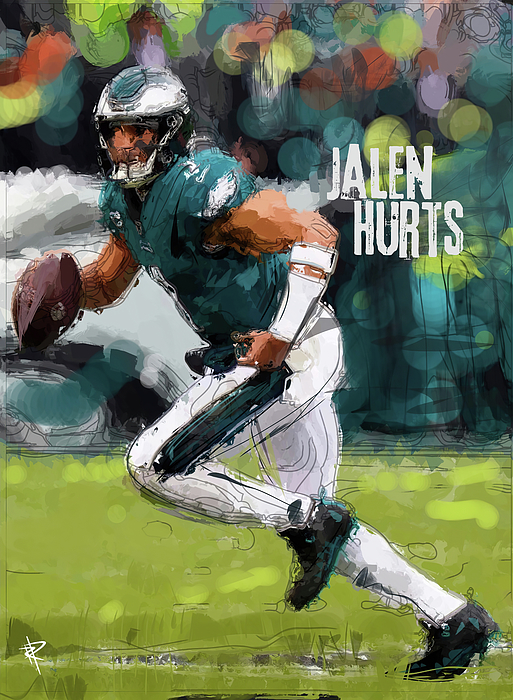 Sport Design - Jalen Hurts - Poster - Philadelphia Poster Designed