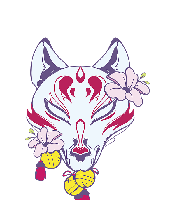 Japan Fox Kitsune Mask Japanese Anime Kawaii Aesthetic Jigsaw Puzzle by ...