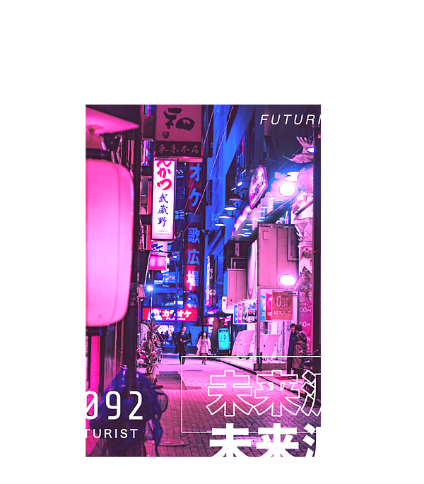 Japanese Street Cyberpunk Tokyo Streetwear Aesthetic Graphic