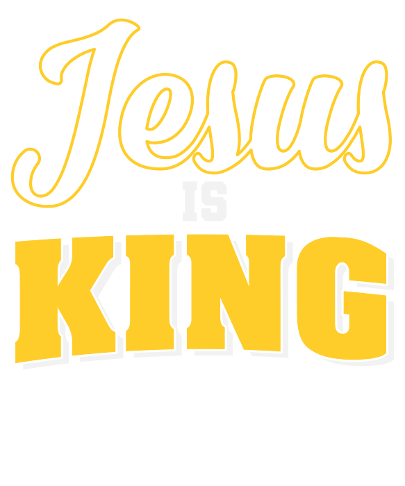 jesus Is King Greeting Card by Th