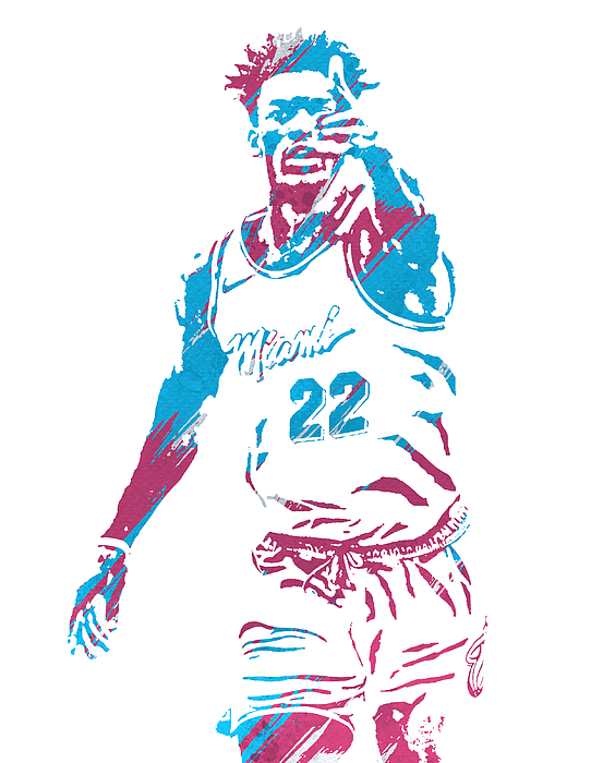Jimmy Butler  Miami Heat by xavierjfong  Basketball wallpaper Miami heat  Nba basketball art