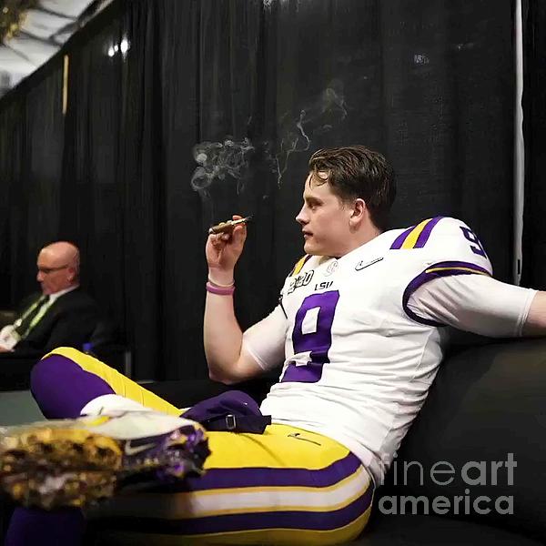 joe burrow in vikings jersey