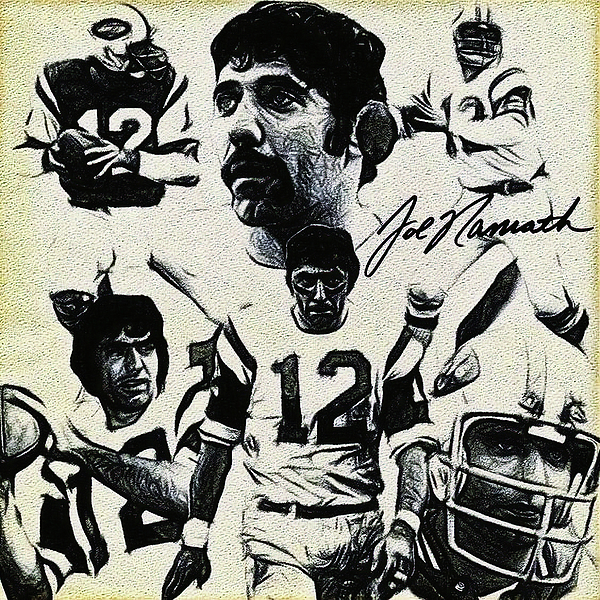 Super Bowl 3 Joe Willie Namath M V P Fleece Blanket by Jas Stem