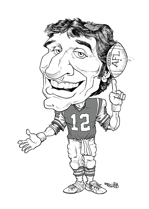 Joe Namath T-ShirtBroadway Joe Kids T-Shirt for Sale by Shoplamtac