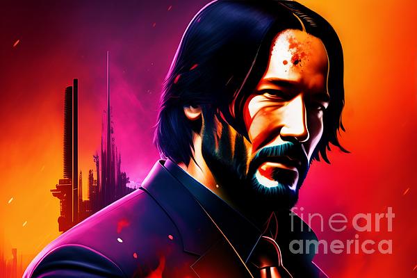 Keanu Reeves Pillow Case, John Wick, Pillow Case Cover