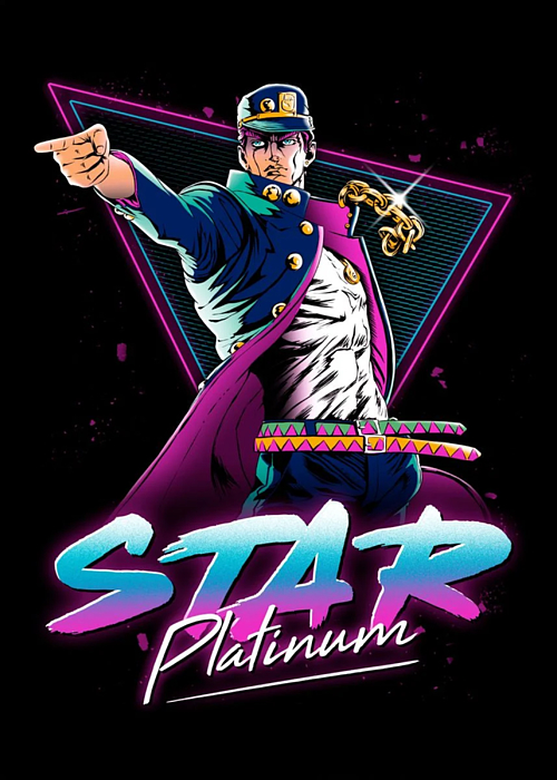 Jojo Menacing (Jojo's Bizarre Adventure) Home Fine Art Print