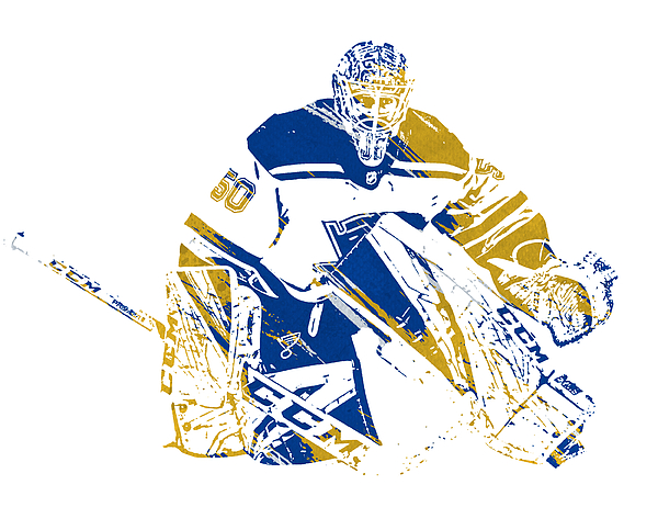 St Louis Blues Adult V-Neck by Joe Hamilton - Pixels