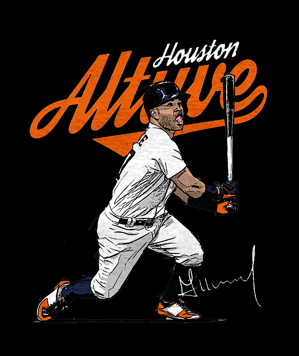 Jose Altuve Vertical by Kelvin Kent