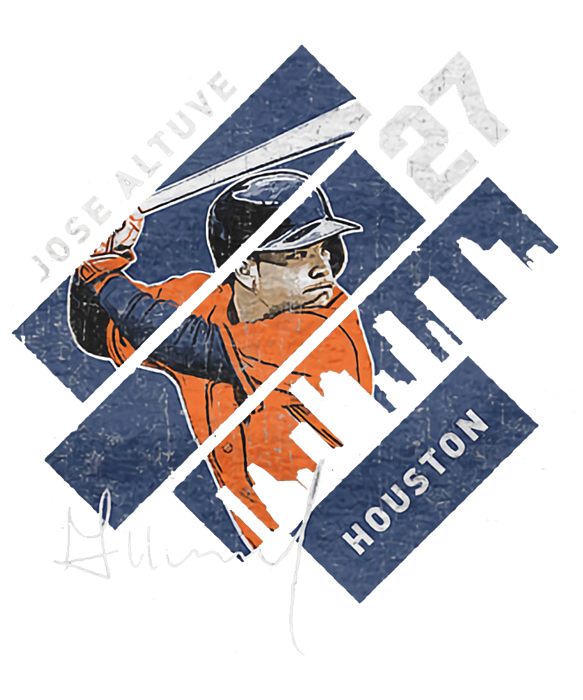 Jose Altuve Vertical Digital Art by Kelvin Kent - Pixels