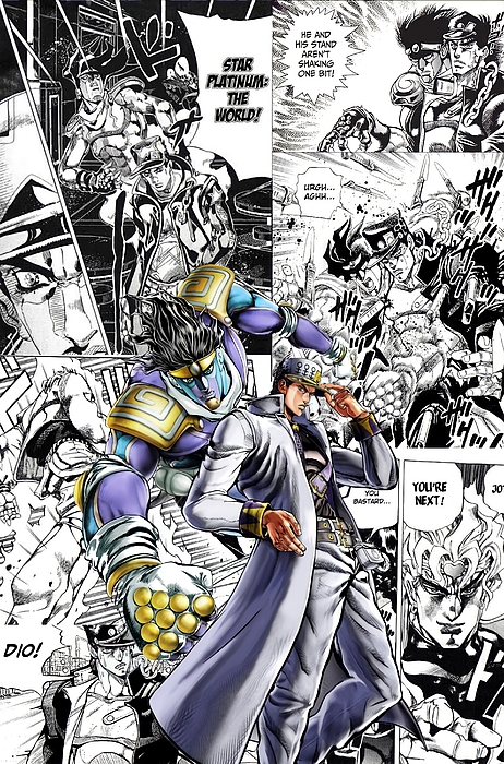 Jotaro Kujo and Star Platinum - Jotaro Kujo - Sticker