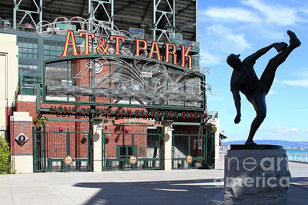 Juan Marichal statue, AT&T Park, San Francisco, California, USA.