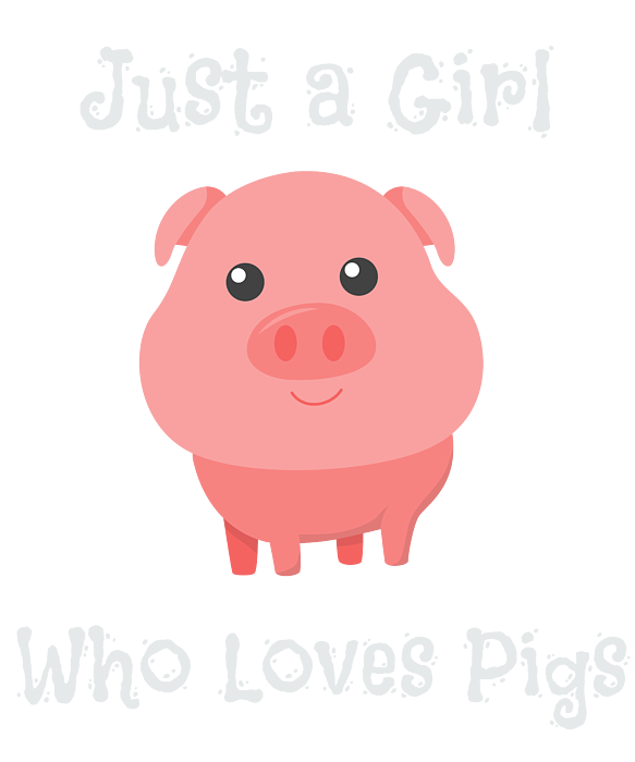 Pig Coffee Mug Just A Girl Who Loves Pigs Floral Design Cute Pig