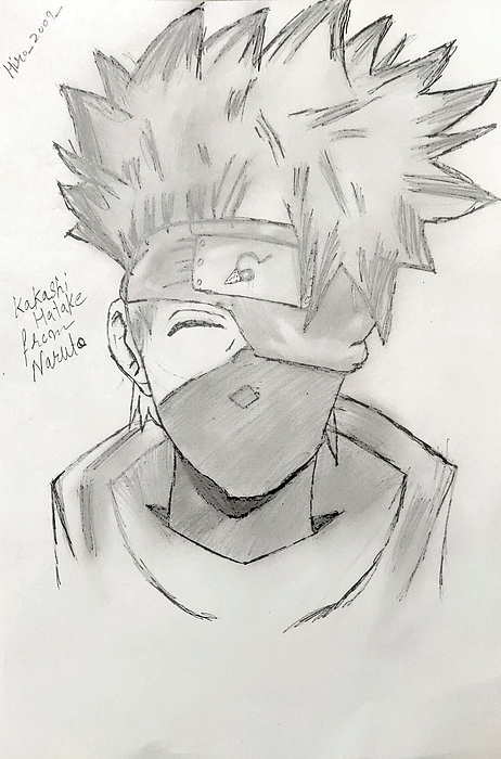 kakashi drawing easy  Naruto sketch drawing, Kakashi drawing, Naruto  drawings easy