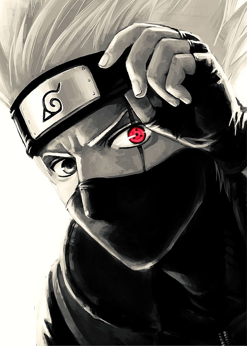 Kakashi Hatake Sharingan Face Mask For Sale By Fryem Chael