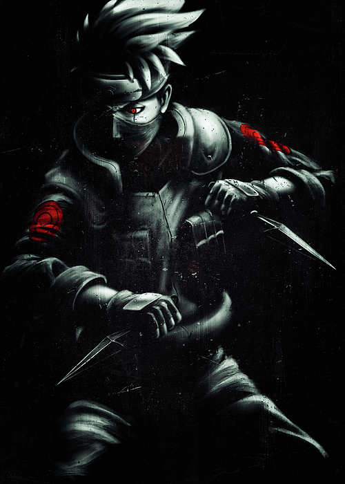 Kakashi Sensei Naruto Sharingan Face Mask For Sale By Uber Colektiv